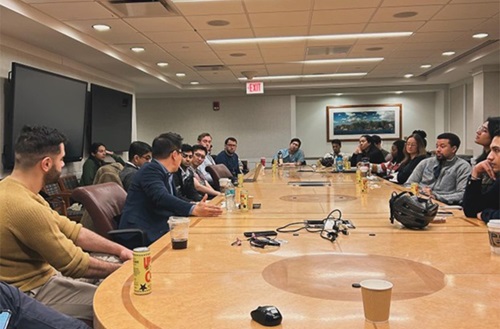 HTBAR residents in a conference